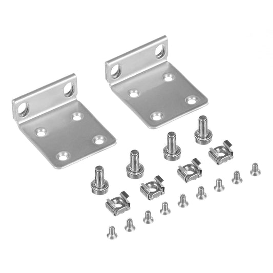 Rack Mount Kit for Ubiquiti Switch, 1U Rack Ears for Ubiquiti 16/24/48 Series Switches