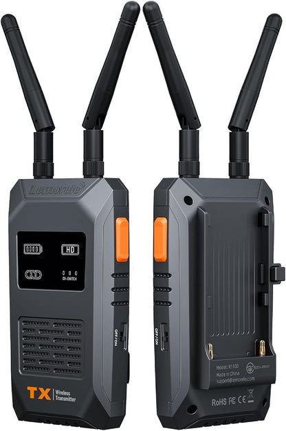 Lemorele Wireless HDMI Transmitter and Receiver, Plug and Play HDMI Local Loop-Out, 5.8G 656Ft 1080P Full HD for Stream Audio & Video from Camera/PC/TV-Box to Projector/Monitor/TV