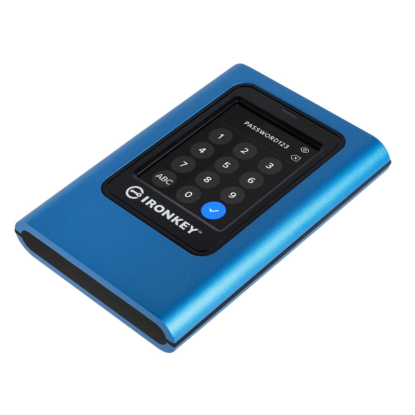 Kingston IronKey Vault Privacy 80 3.8TB External SSD | FIPS 197 | XTS-AES 256GB Encrypted | Touch Screen PIN | Secure Data Protection | IKVP80ES/3840G