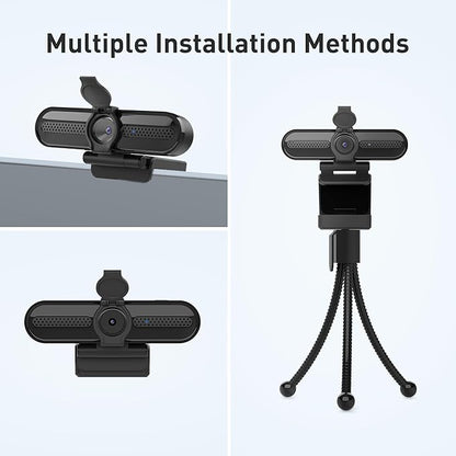 saylas 2K Webcam with Microphone, FHD Streaming Camera with 2K/30fps, 1080P/60fps, Privacy Cover, Plug & Play USB Web Cam, Autofocus, Webcam for PC, Computer Web Camera for Laptop, Desktop, Mac, Zoom