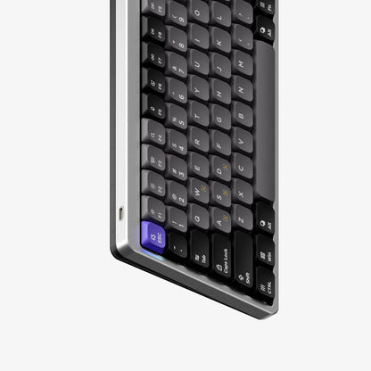 nuphy Air75 HE Rapid Trigger Low Profile Gaming Keyboard,Hall Effect keybaord,84 Keys 75 Percent Layout Wired Magnetic Switches Keyboards,Magnetic Jade Pro Switch