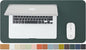 Compact Cork Desk Mat - Small Dual-Sided Desk Pad for Office and Home - Desk Organization and Accessories - Ideal for Large Mouse Pad and Small Desk Mats on Top of Desks(Dark Green,23.6"x 11.8")