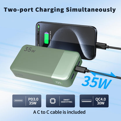 NOBIS Portable Charger 35W 20000mAh Power Bank Fast Charging