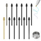 AHBTEYM 12Pcs Metal Pen Tips for Remarkable 2 Pen, Gold/Silver/Black