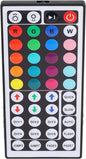 44 Key RGB LED Strip Light Remote Controller, IR Remote Controller Replacement for SMD 5050 3528 2835 RGB LED Light Strip Lights (1 Pack)