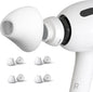 4 Pairs Ear Tips for AirPods Pro 1 & 2 [Relief Pain] [Fit in Case] Noise Cancellation Add Grip Sport Earbuds [US Patent Registered] (Medium)