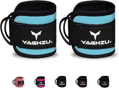 Ankle Straps for Cable Machines Women - Adjustable Gym Ankle Strap for Cable Machine, Neoprene Padded Cable Straps, Durable Leg Strap with Cable Cuff, Glute Kickback Ankle Strap with D Rings