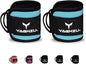 Ankle Straps for Cable Machines Women - Adjustable Gym Ankle Strap for Cable Machine, Neoprene Padded Cable Straps, Durable Leg Strap with Cable Cuff, Glute Kickback Ankle Strap with D Rings