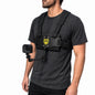 Glide Gear MED 100 Medusa Action Camera Body Mount Vest for GoPro, 360 and Compact Cameras – Front and Rear 1/4"-20 Mounting Plates with 11" Friction Arm