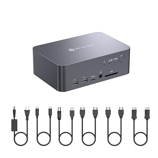AV Access Dual Monitor KVM Docking Station for Laptop & Desktop(iDock C10)