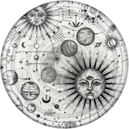 PopSockets Plant-Based Phone Grip with Expanding Kickstand, Adhesive Grip, Eco-Friendly - Cosmic Sun