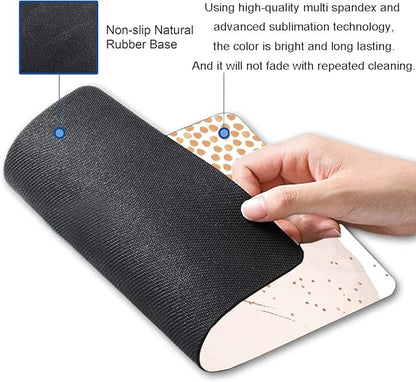 Mouse Pad, Modern Abstract Art Mouse Pad, Waterproof Mouse Mat Square Mousepad Non-Slip Rubber Base Mouse Pads for Office Laptop