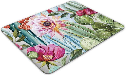 Bright Succulent Cactus Rectangle Gaming Mouse Pad Size(9.84"x7.87")