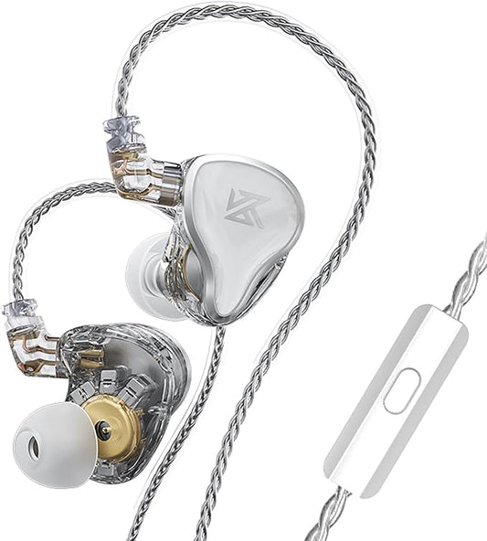 CCA KZ ZAS in Ear Monitor Headphones 16 Units 7BA 1DD Hybrid Drivers HiFi IEM Earphones High Clarity Wired Earbuds for Musicians Singers Audiophile Dj Drummers