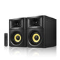 Sanyun SW205 2.0 Bookshelf Speakers, Room-Filling Expanded Stage, Dual-DSP