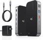 Laptop Docking Station,16 in 1 Docking Station USB C Docking Triple Monitor,USB C Dock Station with 3 HDMI,PD 100W, USB 3.1/3.0/2.0,RJ 45 Ethernet,SD/TF,Audio for Dell/Lenovo（Including Charging）