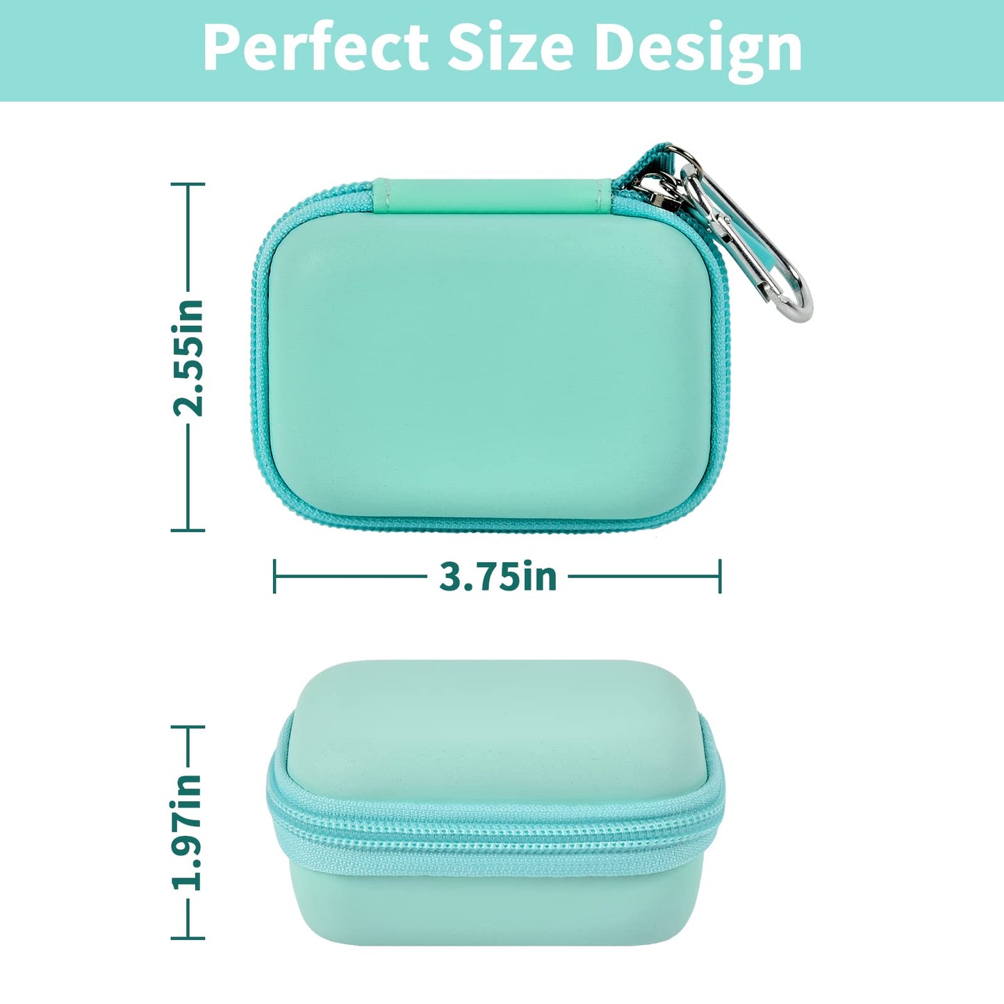 Portable Charger Power Bank Case for Swyop/for Feob/for Charmast/for JEJILL/for LanLuk/for VEGER/for iWALK/for Taegila/for Kuulaa and More Small Charging Battery Pack - Bag Only (Green)