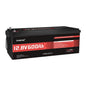 12V 600Ah LiFePO4 Lithium Battery Built-in 200A BMS