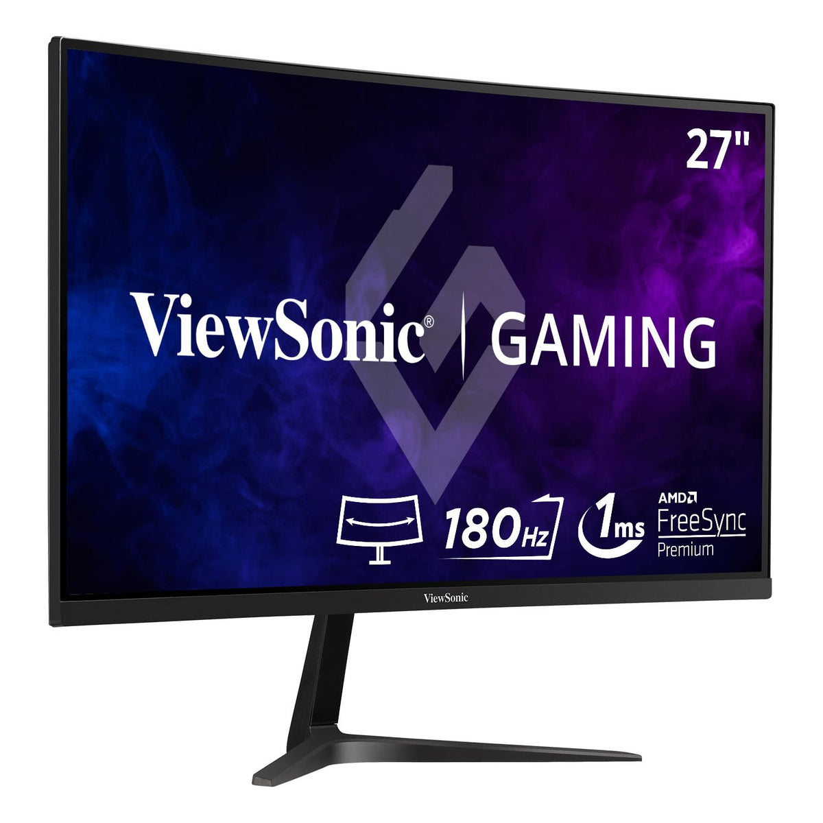 ViewSonic VX2718-2KPC-MHD 27 Inch 1440p Curved Gaming Monitor, 180Hz