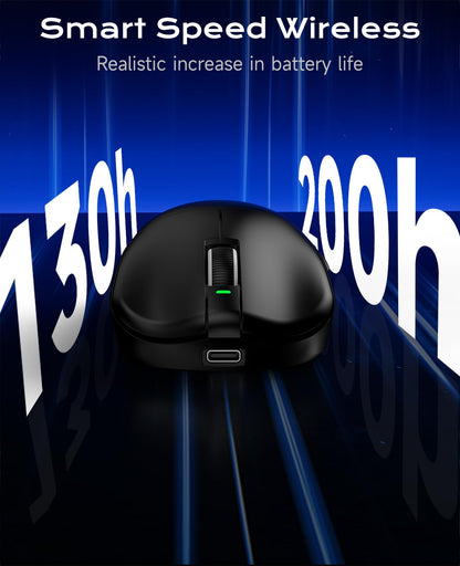 VGN Dragonfly F1 Pro Max Wireless Gaming Mouse, 130h Playtime Long Endurance, 55g Lightweight, PAW3395 26K DPI Flagship Sensor, 4000Hz Polling Rate Supported, Low Latency Esports Peripherals, Black