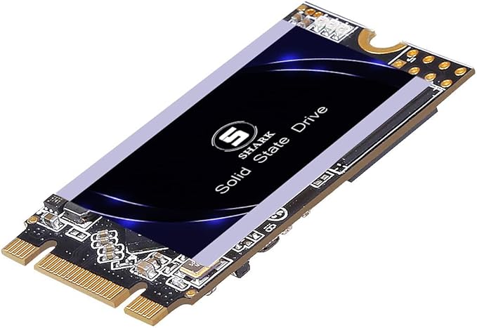 SSD SATA M.2 2242 500GB Shark Speed Ngff Internal Solid State Drive High Performance Hard Drive for Desktop Laptop SATA III 6Gb/s Includes SSD (500GB, M.2 2242)