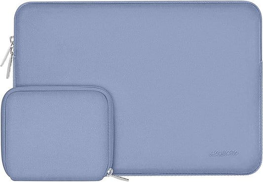 MOSISO Laptop Case 13 inch, 13 inch Laptop Sleeve Bag Compatible with MacBook Neo/Air M5 M4 M3 M2 M1 2026-2018 / Pro M2 M1 2026-2016, Neoprene Computer Sleeve Bag with Small Case, Pastel Blue