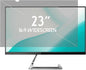 23 Inch Desktop Privacy Screen Shield for 16:9 Wide Monitor - Anti Glare Computer Privacy Screen Cover | Blue Light Blocking Screen Protector | Scratch Resistant UV Filter | Attachment Type