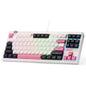 Redragon K729 80% Wired Gasket RGB Gaming Keyboard, 87 Keys TKL Mechanical Keyboard w/Knob Control, Mix-Color PBT Keycaps, Hot-Swap South-Facing Socket & 5-Layer Dampener, Custom Linear Switch