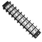 GLOSO Marine Terminal Blocks TBD Double Row Stainless 10-22 AWG Cu, 30A/600V- 1 Pack, 14 Poles