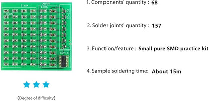 Soldering Practice Kit DIY 0805 Small SMD Circuit Kit Learn Soldering Kit For Beginners