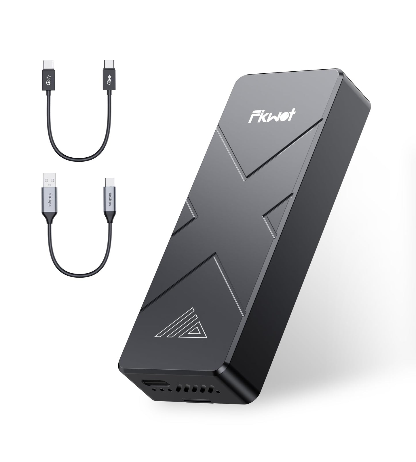 500GB External SSD, USB4 40Gbps Portable SSD 2TB with Cooling Fan, Up to 3700MB/s, External Solid State Drives Compatible with Mac mini, iPhone 15/16 Series, Tablets, MacBook, iPad, iMac, etc(FP110)