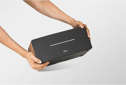 Edifier D12 Integrated Desktop Computer Speakers with Bluetooth 5.0, Wireless Stereo Tabletop Speaker 70 Watts RMS with Subwoofer Line Out, RCA, Aux Input for PC Monitor Laptop - Wooden Enclosure