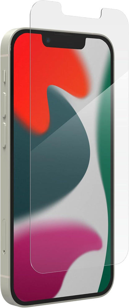 ZAGG InvisibleShield Glass Elite Plus Screen Protector - Made for iPhone 13 mini 5.4 - Case Friendly Screen - Impact & Scratch Protection - clear