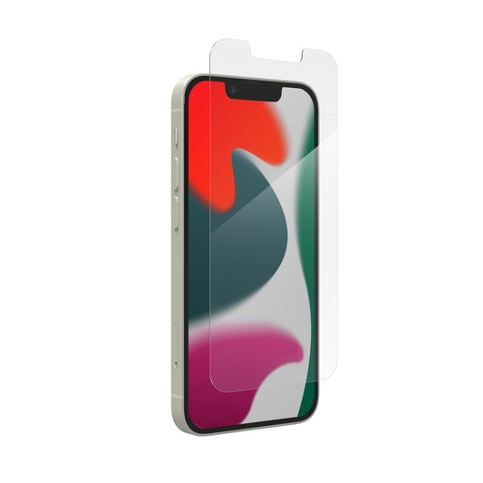 ZAGG Glass Elite Screen Protector - Made for iPhone 13 mini 5.4 - Case Friendly Screen - Impact & Scratch Protection - InvisibleShield - clear
