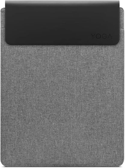Lenovo Slim Laptop Sleeve 14 Inch Notebook/Tablet - Compatible with MacBook Air/Pro - Eco-Friendly Lightweight Case with Accessory Pocket & Magnetic Closure - Grey