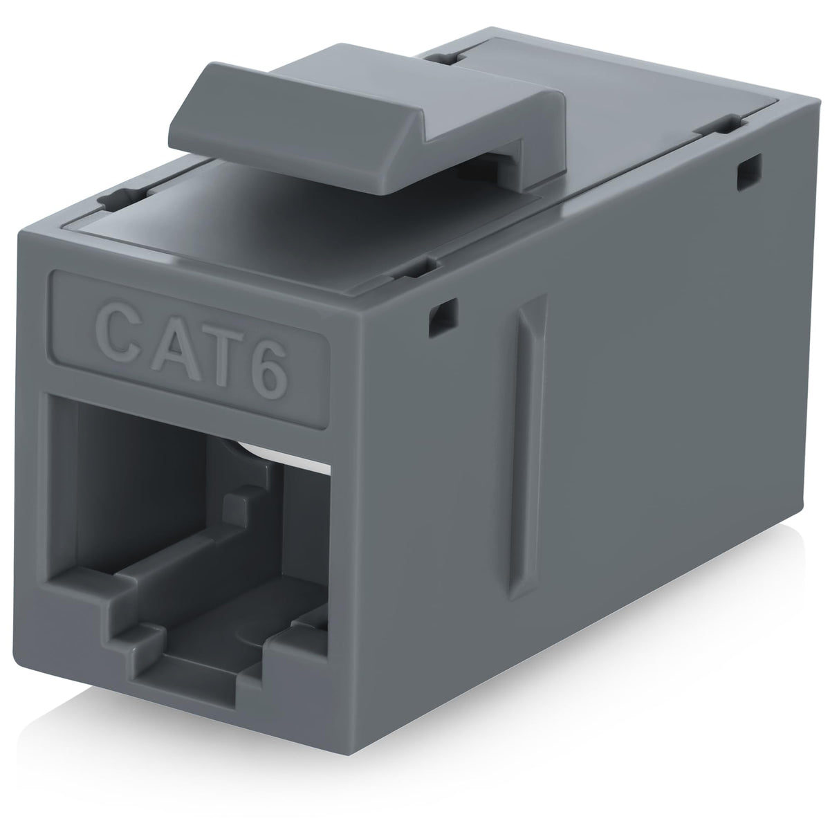 Everest Cat6 RJ45 Keystone Coupler (48-Pack) in Blue - RJ45 Coupler - Cat 6 Couplers - Female to Female Cat6 Keystone Jacks - Ethernet Couplers - Ethernet Cable Extender