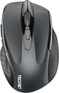 TECKNET Wireless Mouse (2.4G & BT5.0/3.0) Silent 4800 DPI Computer USB A & Bluetooth Mouse 6 Buttons, Wide Compatibility - Grey