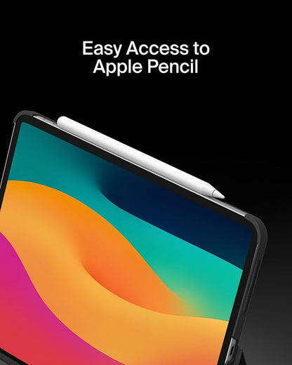 Belkin Pro Keyboard Case w/Magnetic Stand, Backlit Bluetooth Keyboard, Multi-Gesture Controls, Magnetic Apple Pencil Storage Compatibility, & Multimedia Keys for iPad Pro 11" (M4) - Black