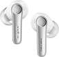 EarFun Air Pro 4 Adaptive Hybrid Noise Canceling Wireless Earbuds, Qualcomm Snapdragon Sound, aptX™ Lossless, 6 Mics AI CVC 8.0 Call, LDAC Hi-Res Audio, 52H Playtime, Bluetooth 5.4, White