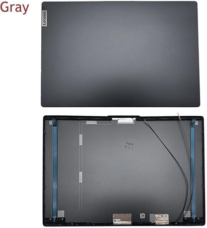 Replacement Laptop LCD Cover Back Rear Top Lid Hinges Front Bezel for Lenovo ideapad 5 15IIL05 15ARE05 15ITL05 15ALC05 5-15IIL05 5-15ARE05 5-15ITL05 5-15ALC05 5CB0X56073 5CB0Z31048 (Gray)