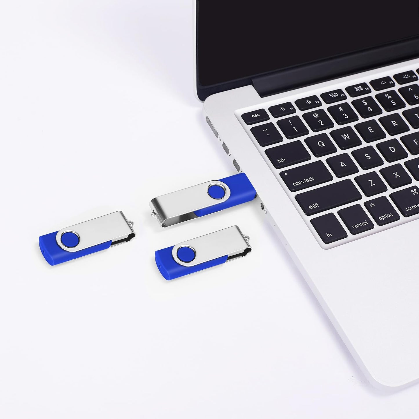 100-Pack of 1GB USB Flash Drive Bulk EASTBULL FAT32 Thumb Drive Pack (Blue)