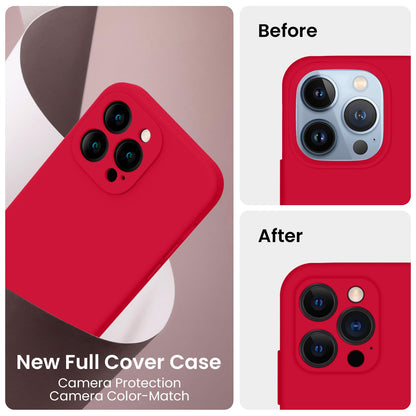 FireNova Designed for iPhone 13 Pro Case, 6.1", Deep Red