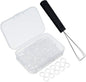 Keyboard Puller Keycap Removal Tool and 200 Pcs Rubber O-Ring Dampeners Plumbing Rubber O-Ring Seal for Switch and Mechanical Keyboard