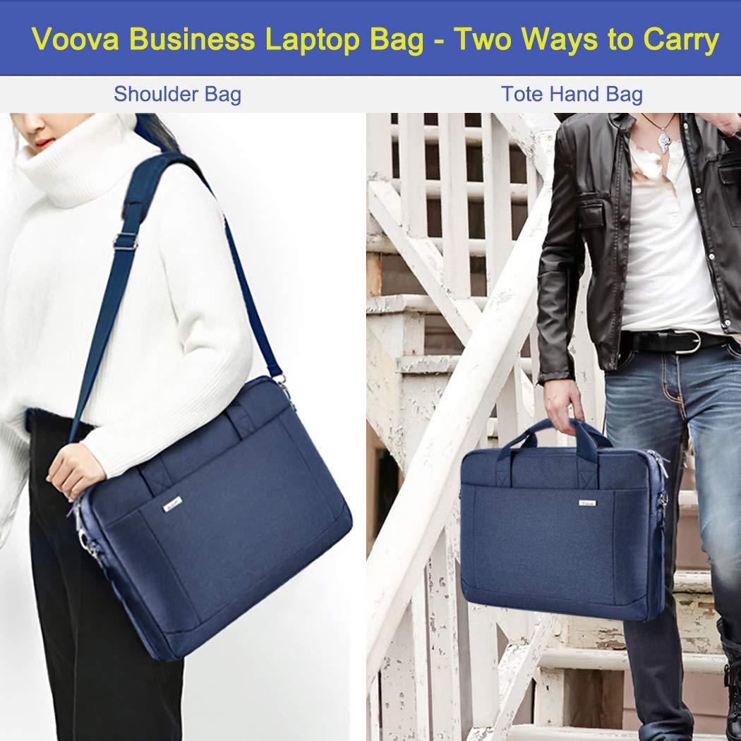 Voova 17.3-17 Inch Laptop Bag, Computer Bag, MacBook Bag, Blue