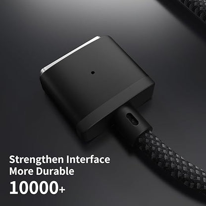 USB-C to Magnetic 3 Cable 140W, Safe Charging Cable Compatible with MacBook Pro 2021 M1 Pro & Max 14" 16", MacBook Air 2022 M2, Pro 2023 M2 Pro & Max 14" 16" - 6.6ft, Black