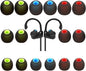 Earbud Tips Ear Bud Tips Soft Anti Slip Washable and Reusable Silicone Replacement Earbud Tips Fit Most in-Ear Earbuds(Inner Hole 3.8mm -5.1mm) 18pcs S M L