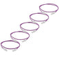 TRUECABLE Cat6 Component Rated Patch Cable, Unshielded (U/UTP), 2ft, Purple, 28AWG Solid Copper, Snagless 10G High-Speed Ethernet Cable, PoE++ 4PPoE 100W, UL Listed, RoHS-3, 5 Pack