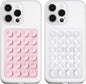 LvShuLiangPin Anteel 2 Pack Silicone Suction Phone Case Mount, Silicon Adhesive Phone Grip for Smartphones, Hands-Free Mirror Shower Phone Holder for Selfies