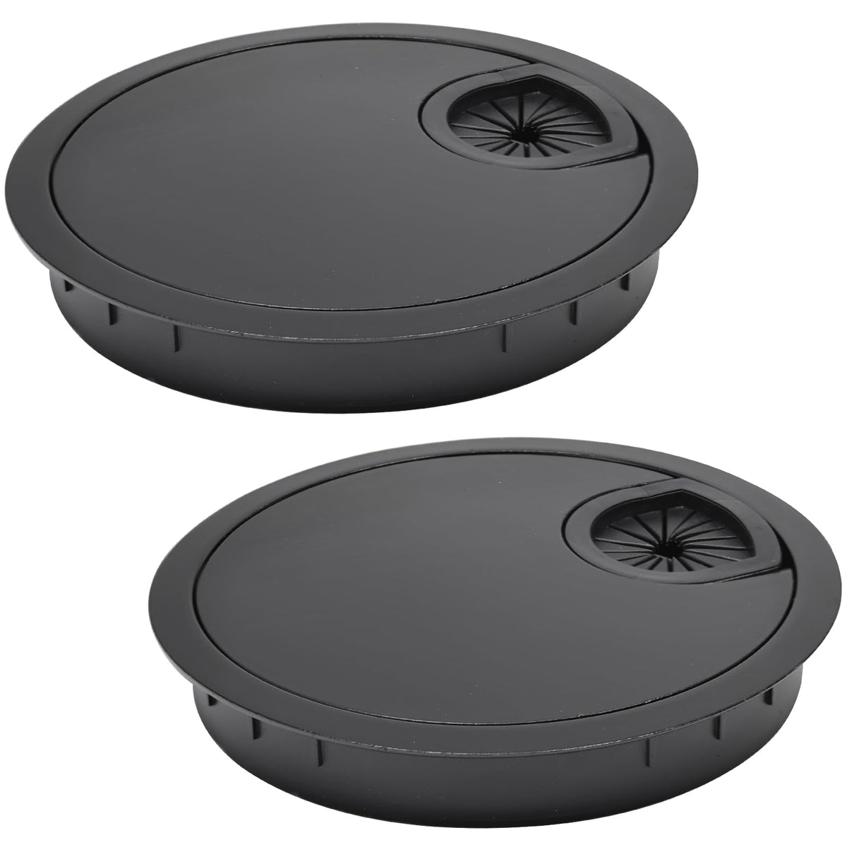 EASYEAH 2 Pcs Desk Grommet 2" / 50 mm, Zinc Alloy Desk Cord Hole Cover