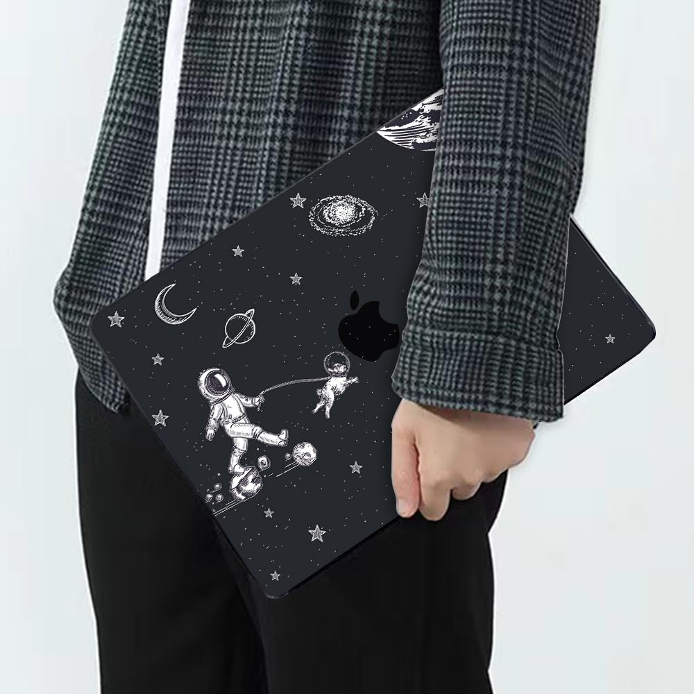 LCMOCICO for MacBook Air 13 Case M5 M4 M3 M2 2026-2022,Astronauts Space Dog